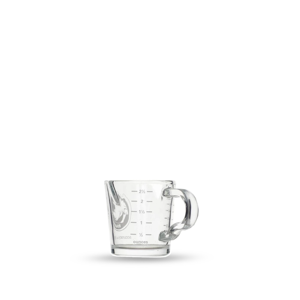 Rhinowares Double Shot Glass with Handle 70 ml